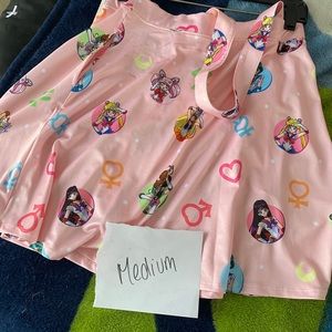 Sailor Moon Suspender Skirt